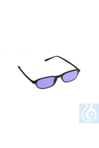 Lunettes Downtown Noir designer avec verres didymium (verre ACE 202, approprié pour le verre de...